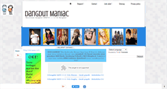 Desktop Screenshot of dangdut-maniac.blogspot.com