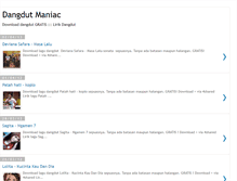 Tablet Screenshot of dangdut-maniac.blogspot.com