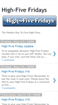 Mobile Screenshot of high-five-fridays.blogspot.com