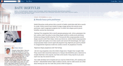 Desktop Screenshot of batubertulis.blogspot.com