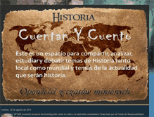 Tablet Screenshot of cuentan-y-cuento.blogspot.com