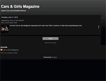 Tablet Screenshot of carsandgirlsmagazine.blogspot.com