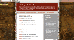 Desktop Screenshot of gospeldoctrineplus.blogspot.com