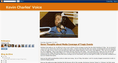 Desktop Screenshot of kevincharlesvoice.blogspot.com