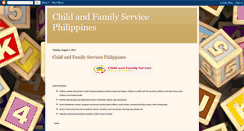 Desktop Screenshot of childandfamilyservicesphilippines.blogspot.com