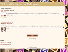 Tablet Screenshot of childandfamilyservicesphilippines.blogspot.com