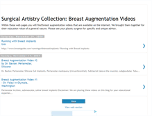 Tablet Screenshot of breastaugmentationvideos.blogspot.com