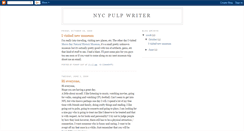 Desktop Screenshot of nycpulpwriter.blogspot.com