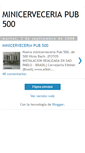 Mobile Screenshot of minicerveceriapub500.blogspot.com