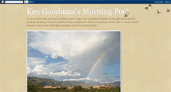 Desktop Screenshot of kengoodmansmorningpost.blogspot.com