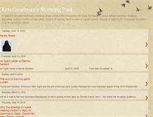 Tablet Screenshot of kengoodmansmorningpost.blogspot.com