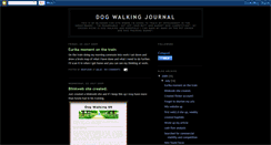 Desktop Screenshot of dogwalking09.blogspot.com