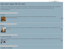Tablet Screenshot of bjusterbaarlikheden.blogspot.com
