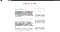Desktop Screenshot of ordmotord.blogspot.com