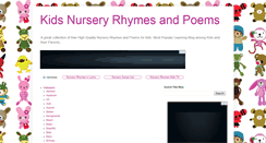 Desktop Screenshot of kids-nursery-poems.blogspot.com