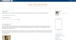Desktop Screenshot of dimsumknitting.blogspot.com