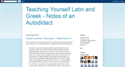 Desktop Screenshot of latinandgreekselftaught.blogspot.com