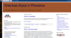 Desktop Screenshot of americanexpatinprovence.blogspot.com