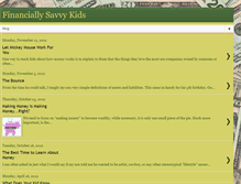Tablet Screenshot of financiallysavvykids.blogspot.com