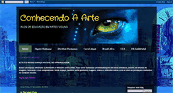 Desktop Screenshot of conhecendo-a-arte.blogspot.com