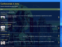 Tablet Screenshot of conhecendo-a-arte.blogspot.com