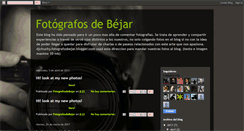 Desktop Screenshot of fotografosdebejar.blogspot.com