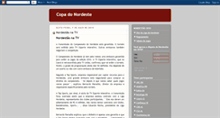 Desktop Screenshot of copadonordeste.blogspot.com