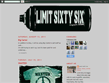 Tablet Screenshot of limitsixtysix.blogspot.com