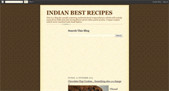 Desktop Screenshot of indianandbengalibestrecipies.blogspot.com