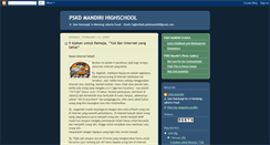 Desktop Screenshot of highschool-pskdmandiri.blogspot.com