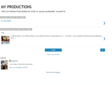 Tablet Screenshot of kanitta-myproductions.blogspot.com