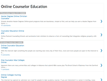 Tablet Screenshot of online-counselor-education.blogspot.com