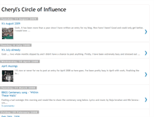 Tablet Screenshot of cheryl-circle-of-influence.blogspot.com