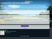 Tablet Screenshot of fundacioncrecerconamor.blogspot.com