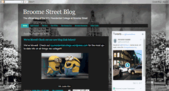 Desktop Screenshot of broomestreetblog.blogspot.com