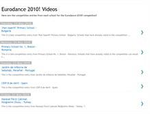 Tablet Screenshot of eurodance2010videos.blogspot.com