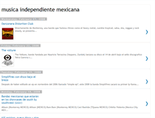 Tablet Screenshot of musicaindependientemexicana.blogspot.com