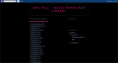 Desktop Screenshot of mp3hill.blogspot.com