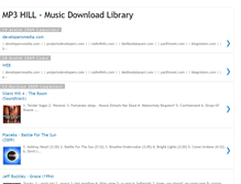 Tablet Screenshot of mp3hill.blogspot.com