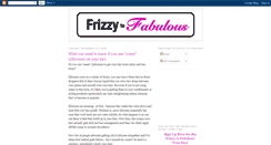 Desktop Screenshot of frizzytofabulous.blogspot.com