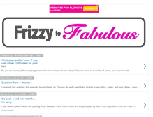 Tablet Screenshot of frizzytofabulous.blogspot.com