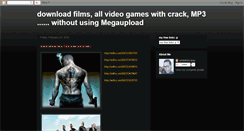 Desktop Screenshot of downloadwithoutmegaupload.blogspot.com