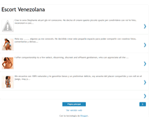 Tablet Screenshot of escortvenezolana.blogspot.com