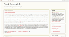 Desktop Screenshot of geeksandwich.blogspot.com