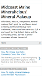 Mobile Screenshot of maine-mineral-makeup.blogspot.com