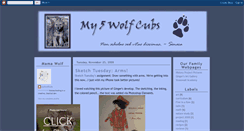 Desktop Screenshot of my5wolfcubs.blogspot.com
