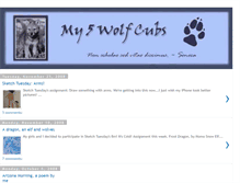 Tablet Screenshot of my5wolfcubs.blogspot.com
