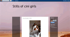 Desktop Screenshot of cinigirls-gallery.blogspot.com