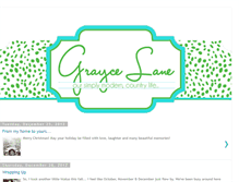 Tablet Screenshot of graycelane.blogspot.com