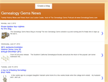 Tablet Screenshot of genealogygemspodcast.blogspot.com